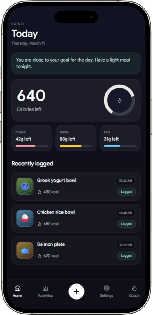 Kainly mobile app preview